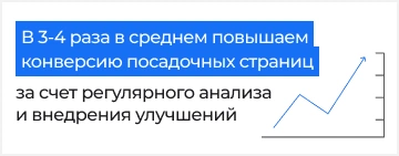 Повышение конверсии посадочных страниц за счет анализа и внедрения улучшения – контекстная реклама от ART6